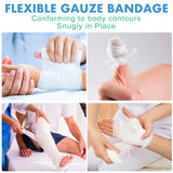 Gauze Bandage Roll, 24 Pack Gauze Wrap, 4 in X4 Yards