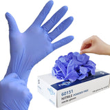 Ice Blue Nitrile Exam Gloves Powder-Free 1000 PCS Medical Gloves Examination Home Cleaning Food Gloves